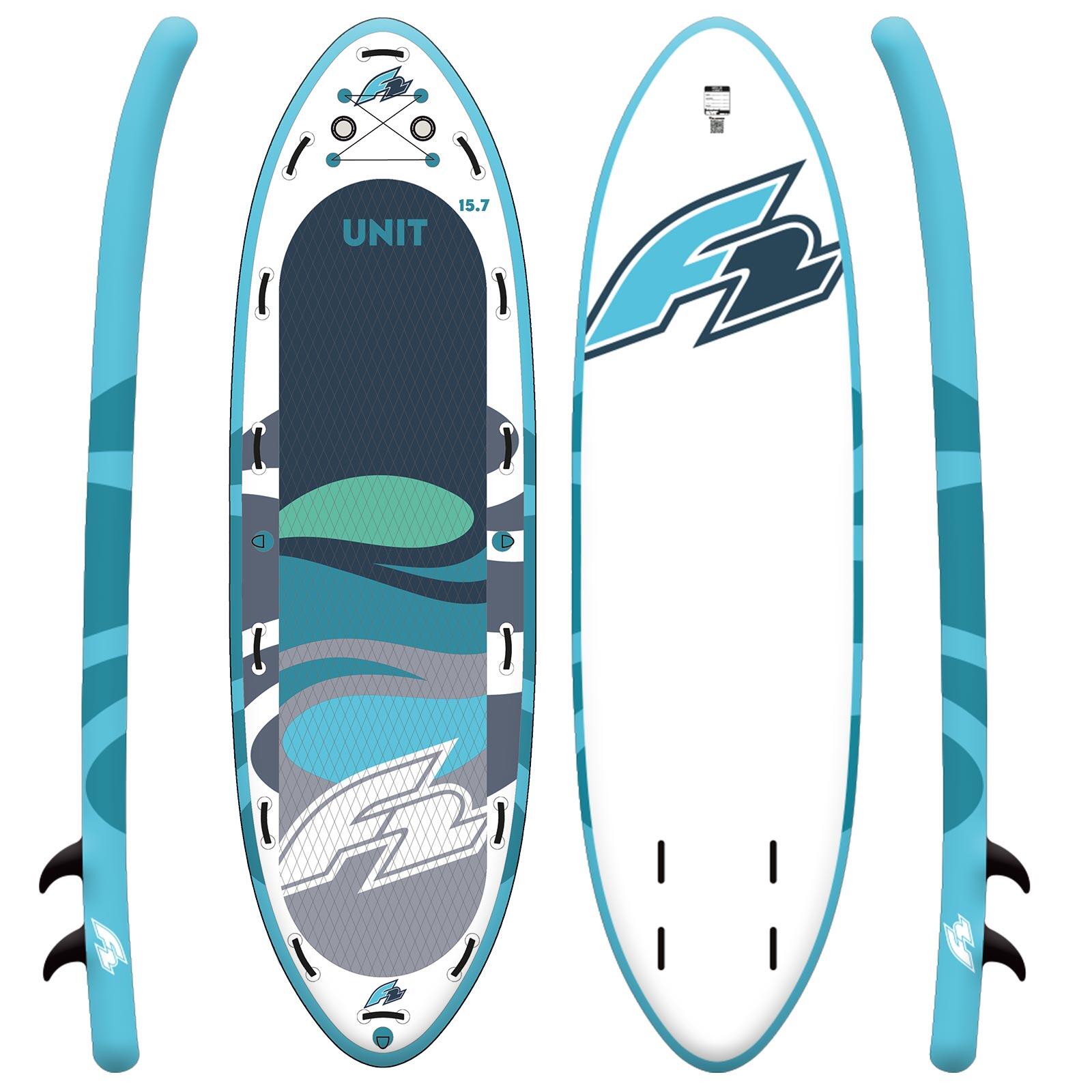 F2 SUP Stand Up Paddle Board Big SUP Unit 15'7'' 479cm Blau 2/5
