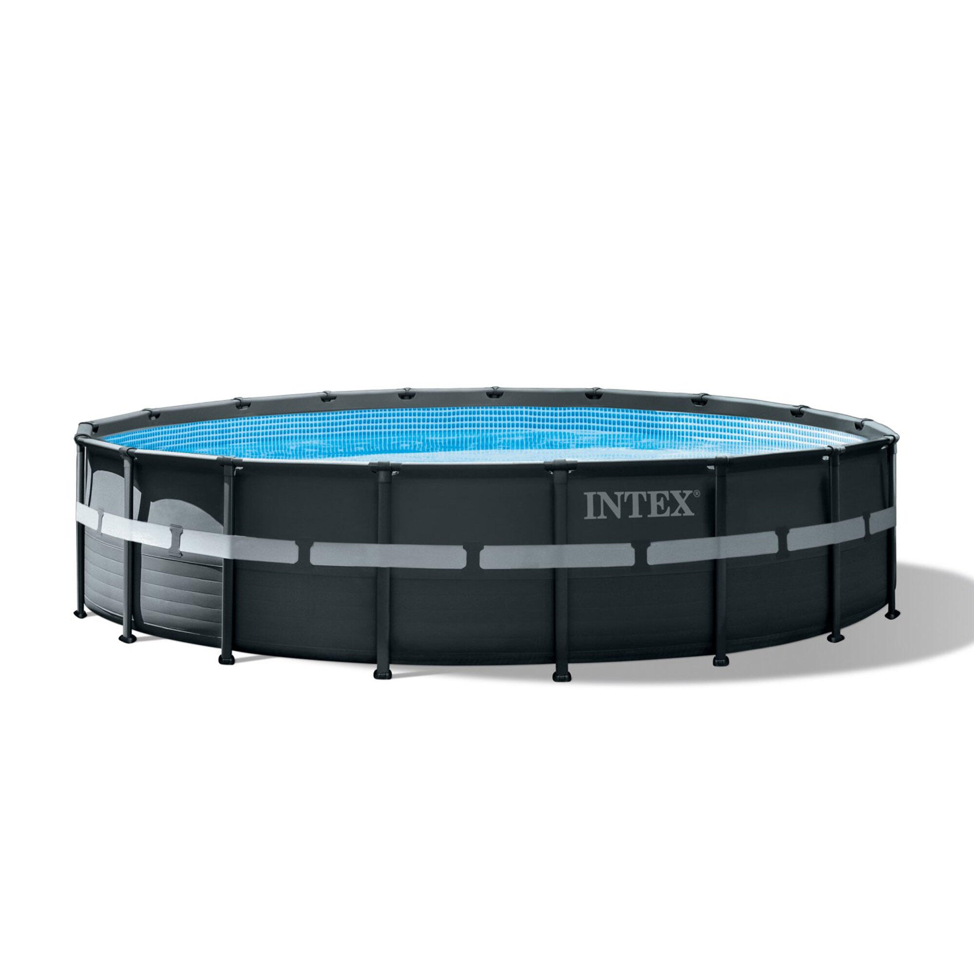 INTEX Intex 26330GN – Piscina Fuori Terra Ultra XTR Frame Rotonda, 549x132 cm