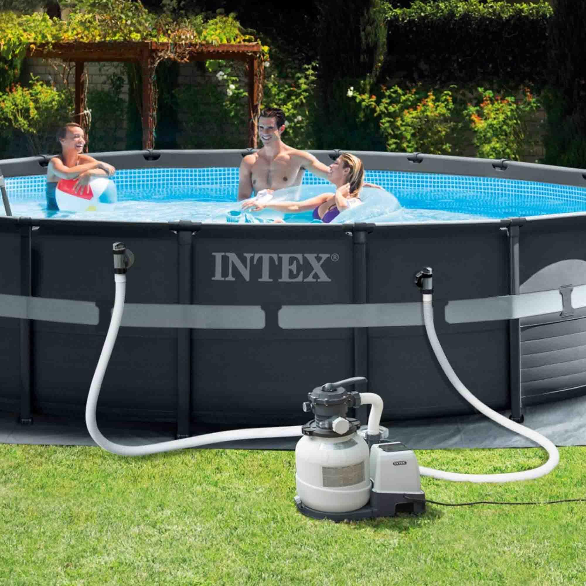 Intex 26330GN – Piscina Fuori Terra Ultra XTR Frame Rotonda, 549x132 cm 4/7