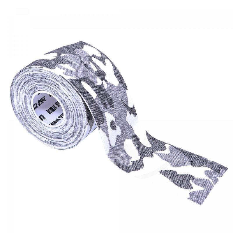 Kinesiologie tape - 10 cm breed - 1 rol - grijs camouflage