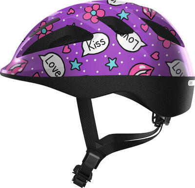 Abus smooty 2.0 helm voor peuters - paars kussen s 45-50 cm
