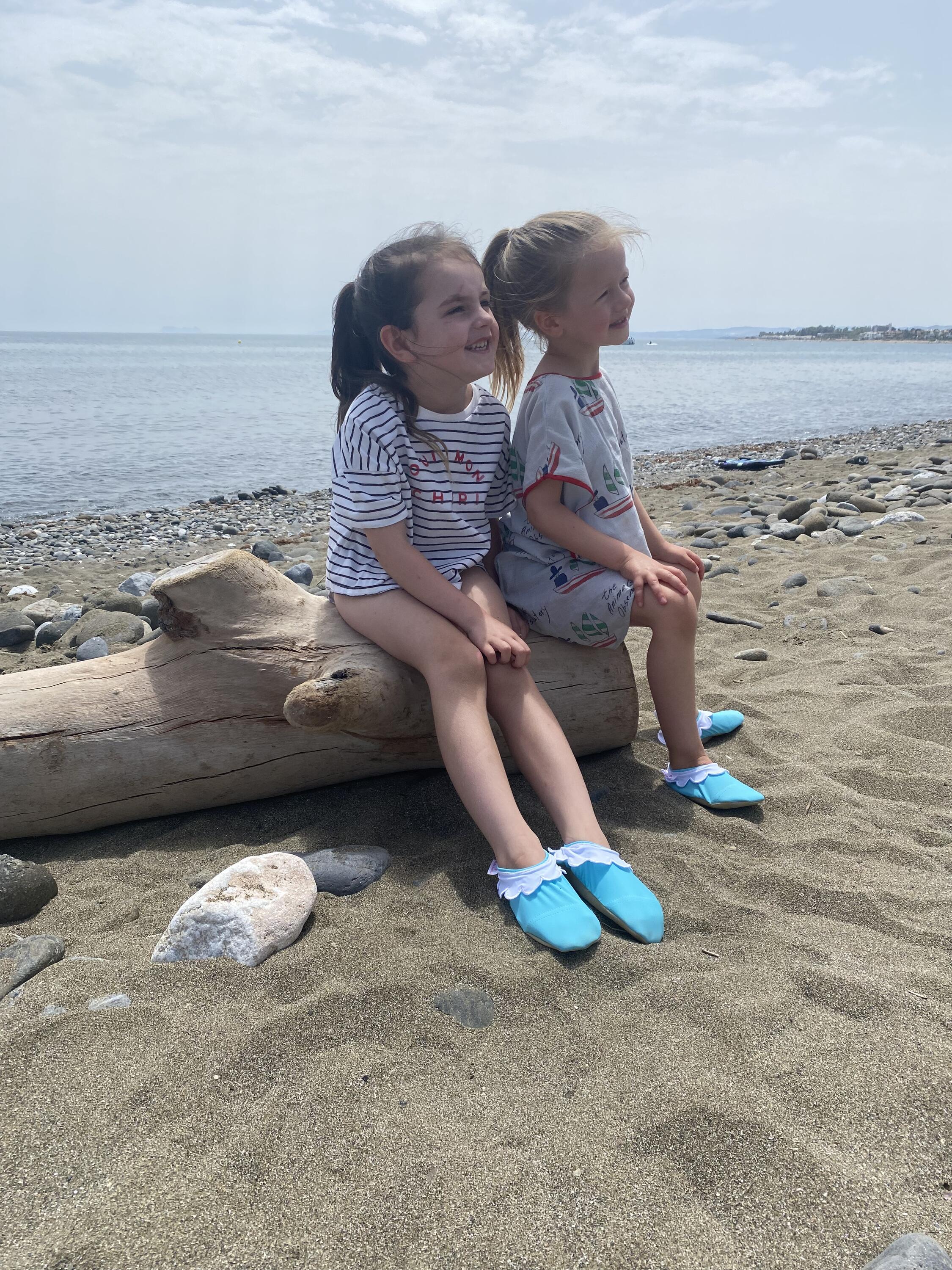Kinder Waterschoentjes, slippers, sloffen, Bloempje valt klein uit 3/3