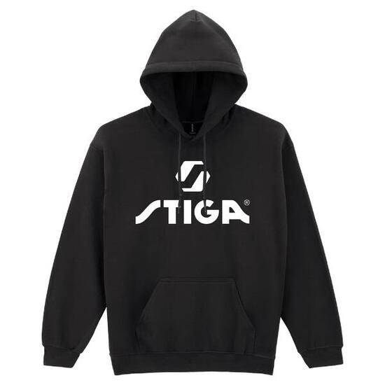 Felpa con cappuccio STIGA Player nera