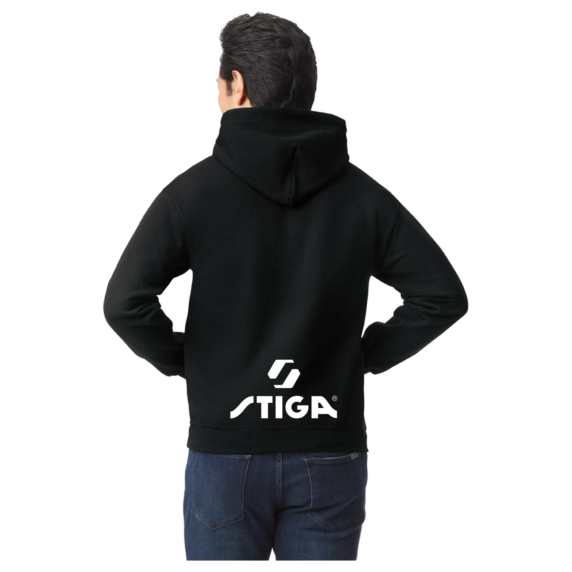 Felpa con cappuccio STIGA Player, nera 3/3