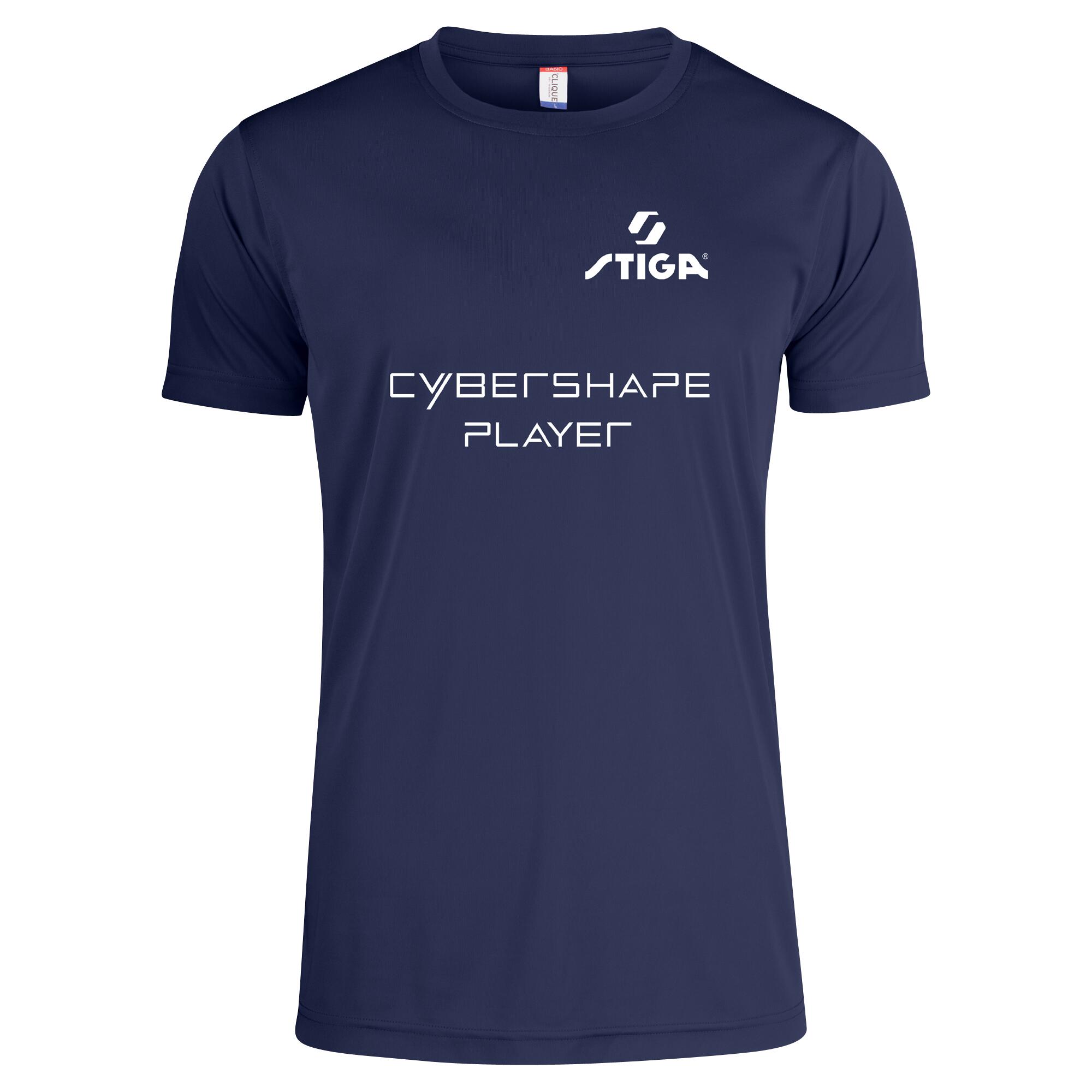 STIGA T-shirt STIGA Player, azul marinho