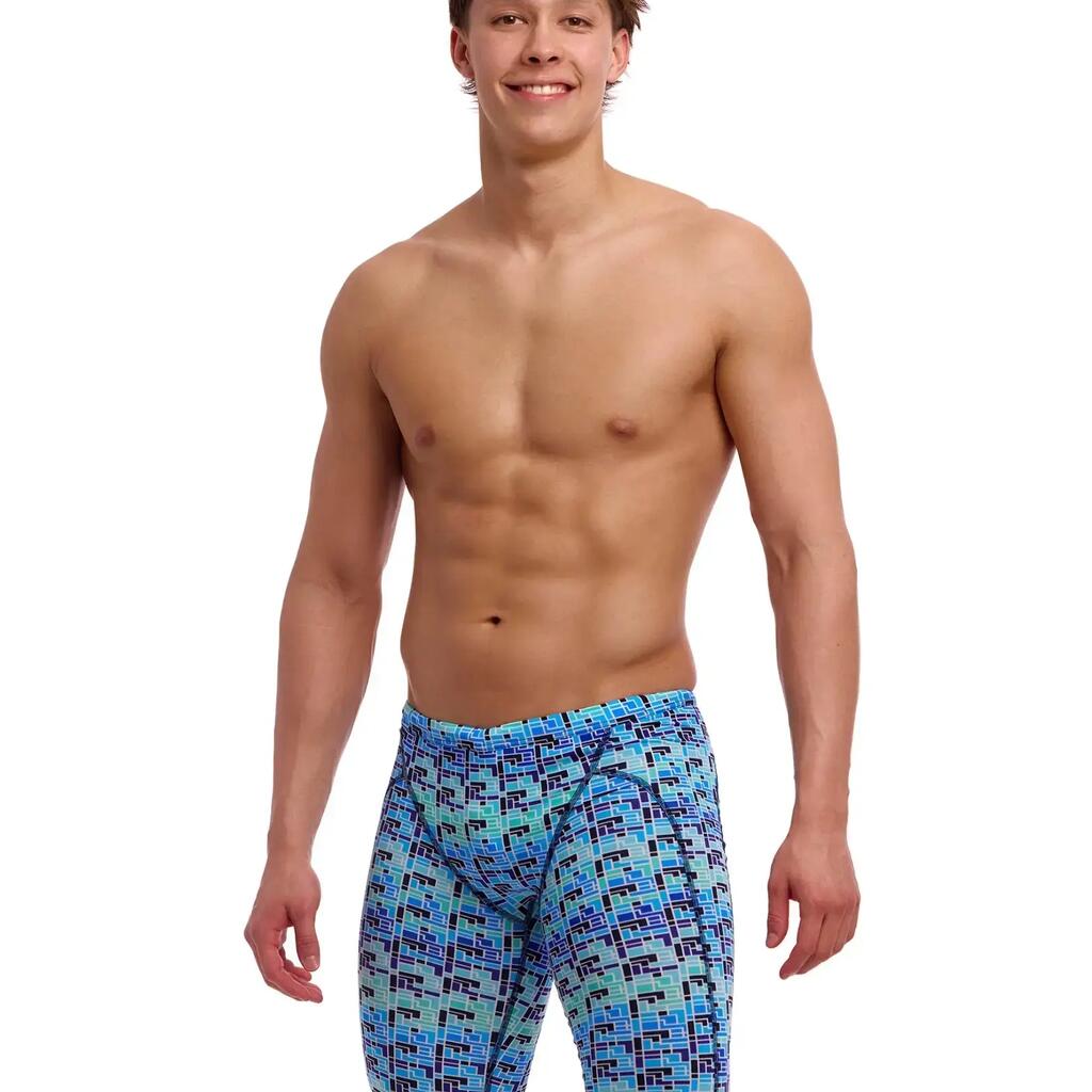 Funky Trunks Jack Stack Swim Training Jammer - Blue