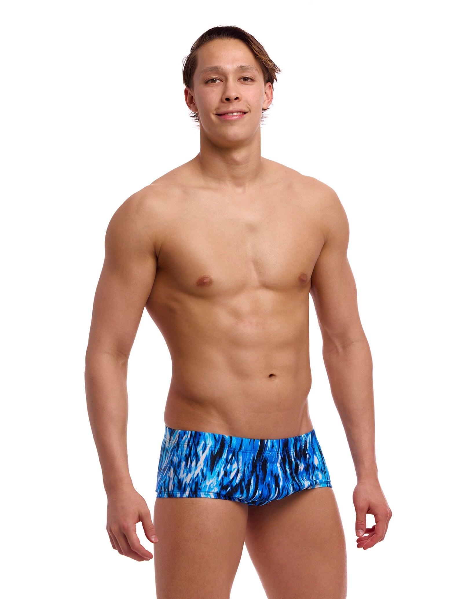 Funky Trunks Wing Streak Classic Swim Trunks - Blue 3/7