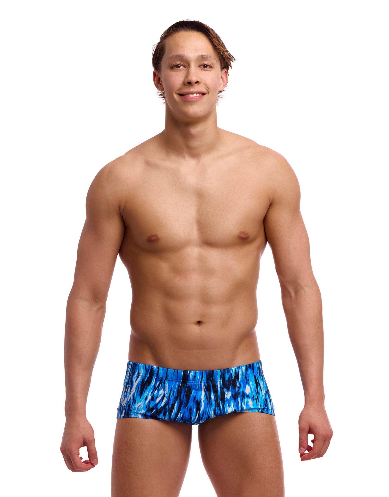 FUNKY TRUNKS Funky Trunks Wing Streak Classic Swim Trunks - Blue