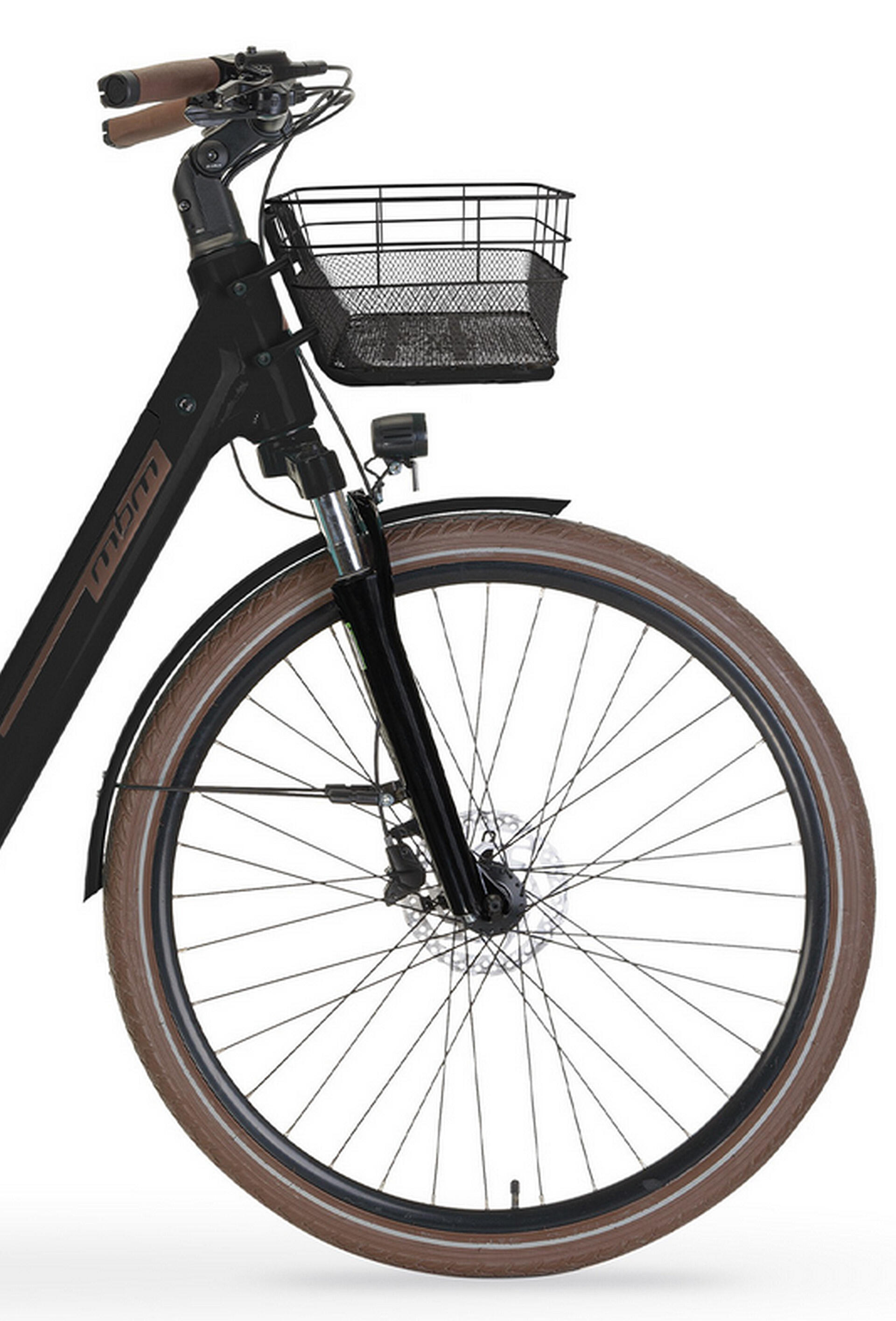Elektro-Citybike NEFELE 26 Zoll, schwarz 3/4