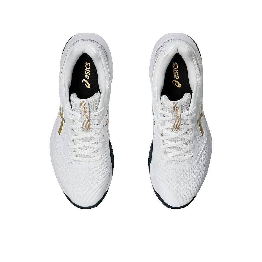 Chaussures de course Femmes Asics Netburner Ballistic Ff 3 blanc 2/2