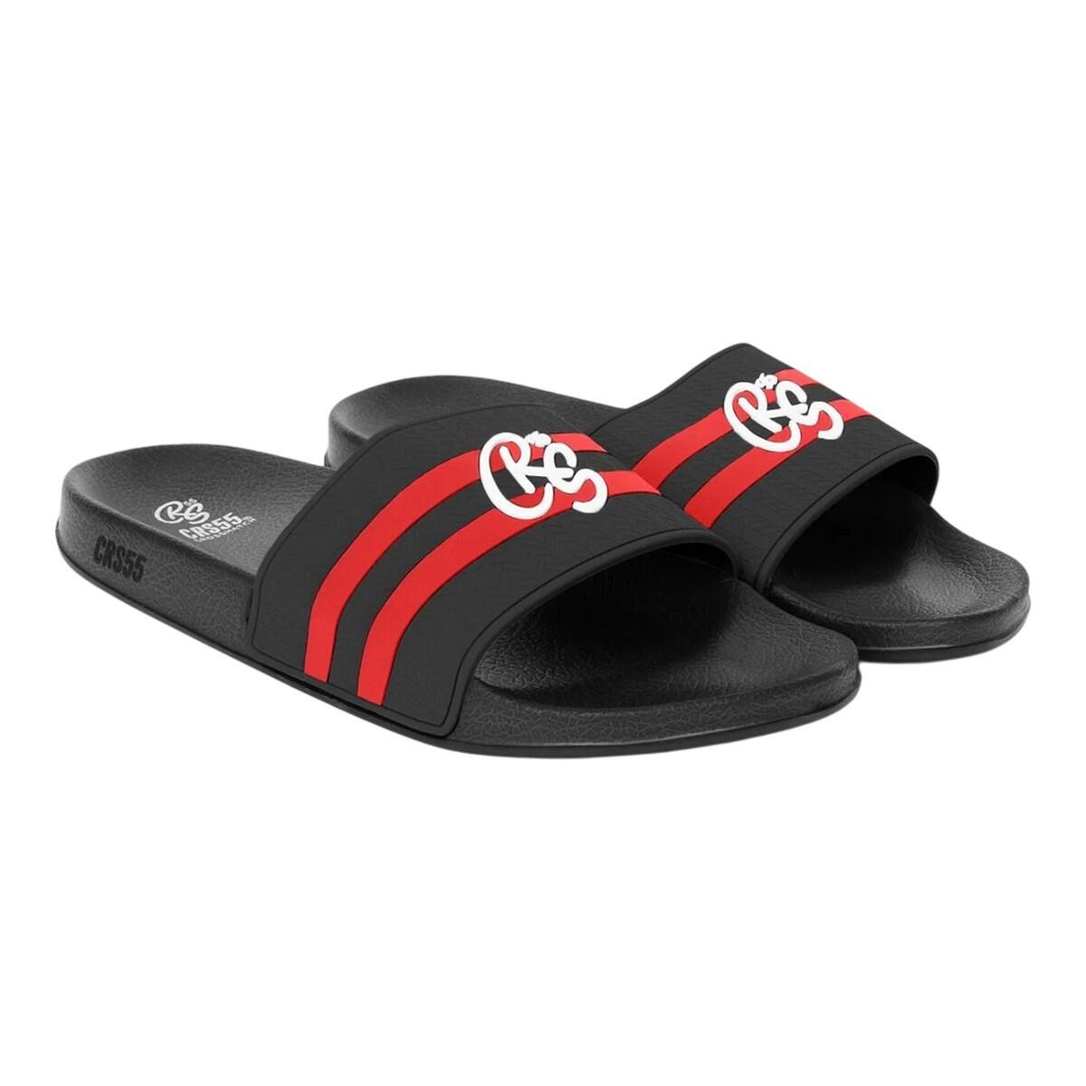 black / red