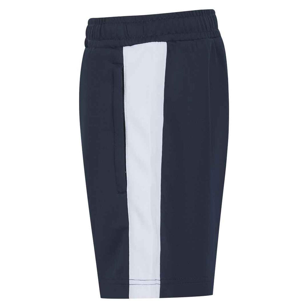 Mens Knitted Shorts (Navy/White) 3/3