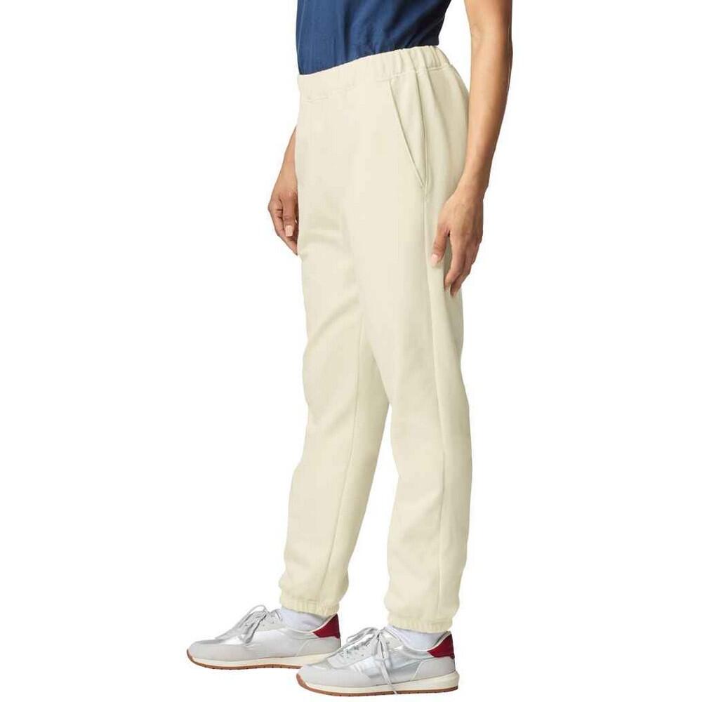 Mens Softstyle Midweight Pocket Sweatpants (Off White) 4/4