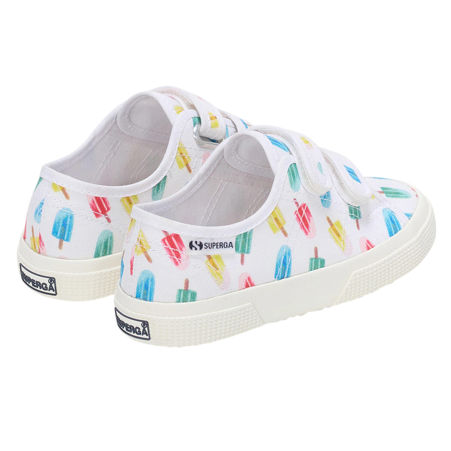 Childrens/Kids 3750 Leggera Ice Lolly Touch Fastening Trainers (White) 2/4