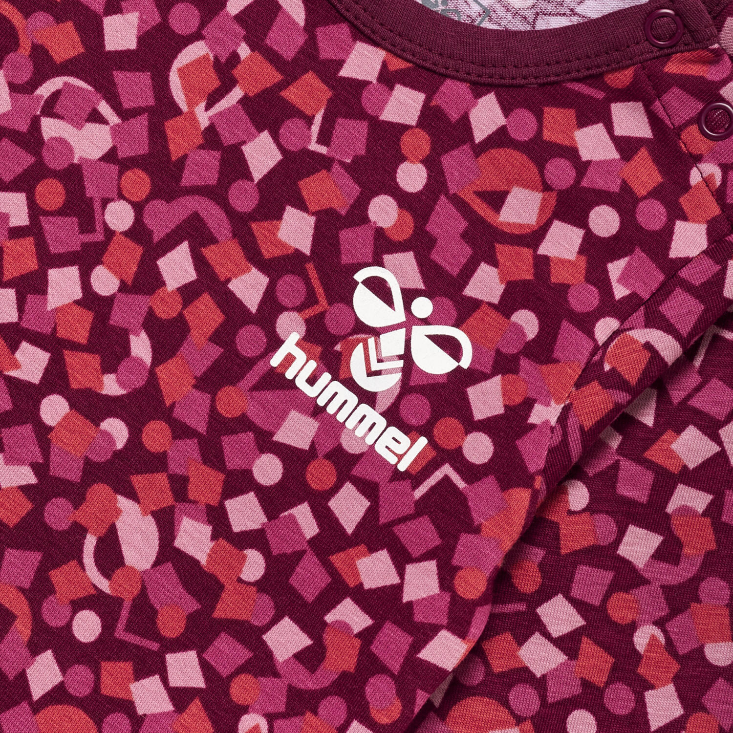 Body de manga larga para bebé niña Hummel Confetti 3/4