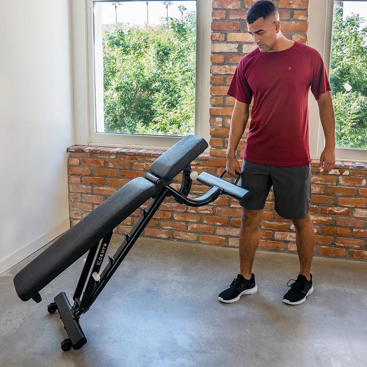 Banco de treino ajustável com 10 posições de encosto 5/7
