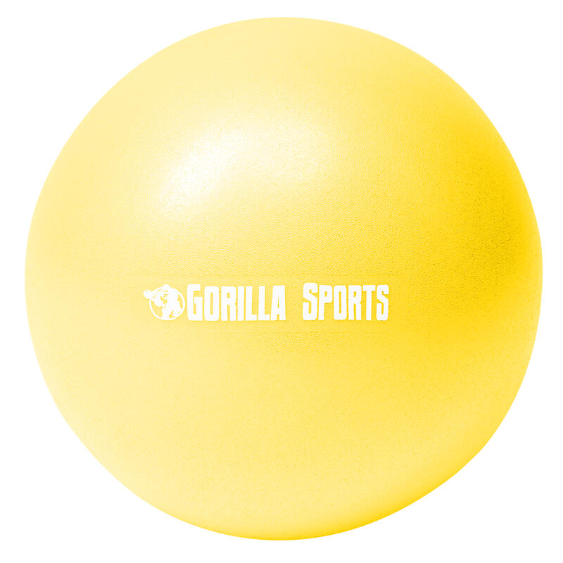 Gorilla Sports Mini Pilates Bal - 23 cm - Geel