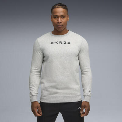 Girocollo PUMA x HYROX Heavyweight da uomo PUMA Light Gray Heather