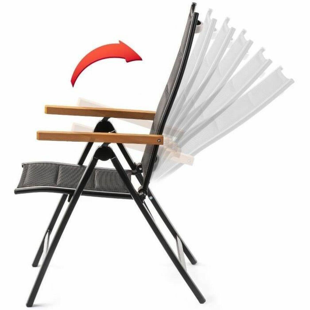 Chaise de jardin Fieldmann FDZN 5017 Noir 5/5