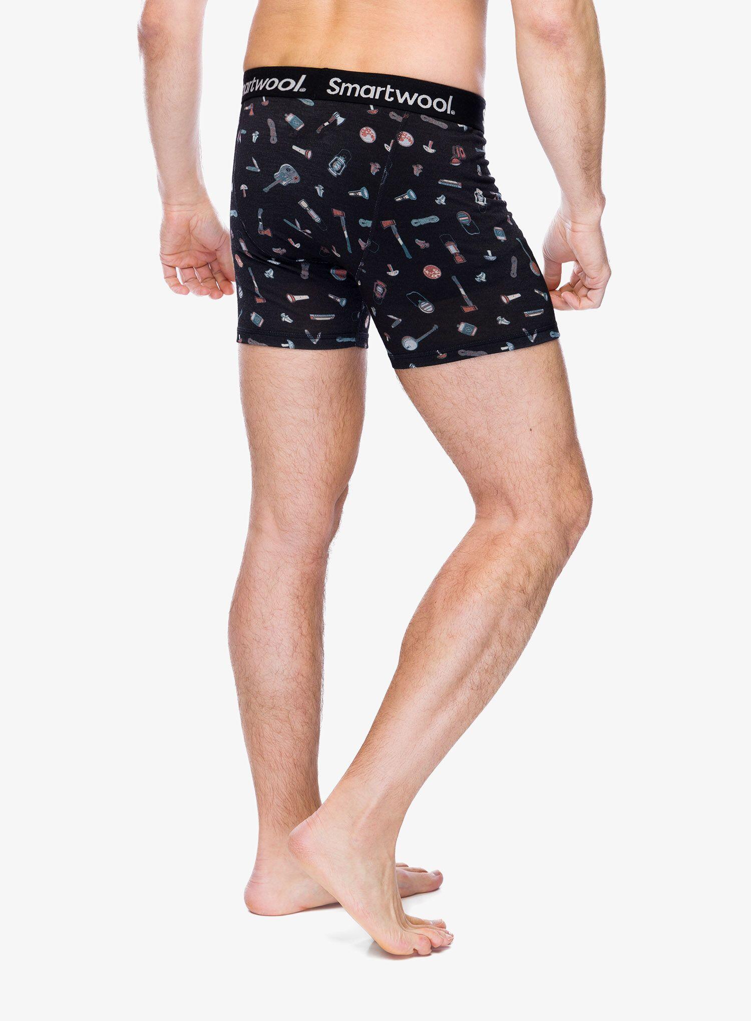 Boxer termici da uomo Smartwool Merino Print Boxer Brief 4/5