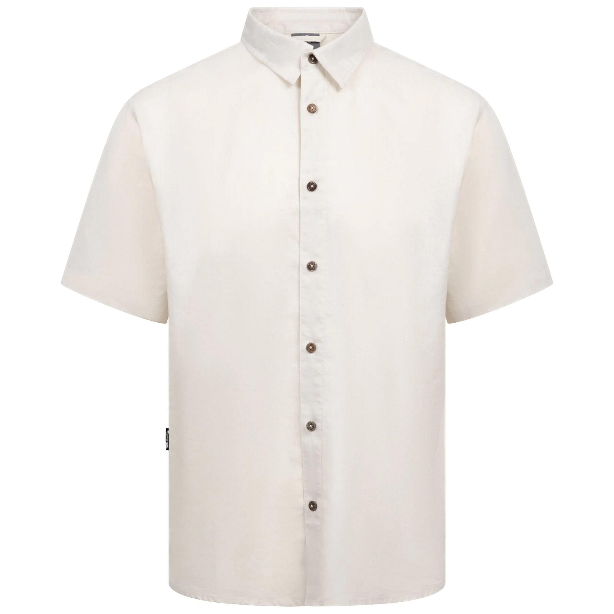TRESPASS Camicia Maniche Corte Uomo Trespass Suntan Pietra Tenera