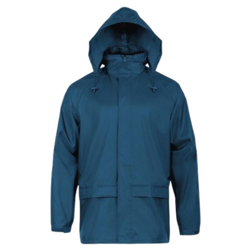 Jaqueta impermeável para caminhada stormguard - masculina - g - azul