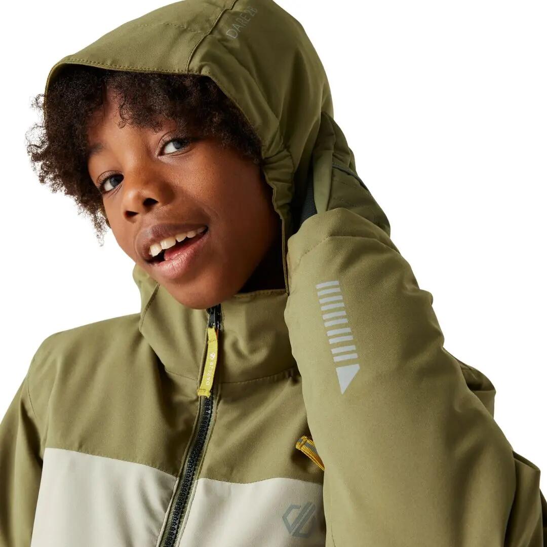 Vestes Ski enfant DARE 2B Send It JR-Kaki-14 ans 4/7