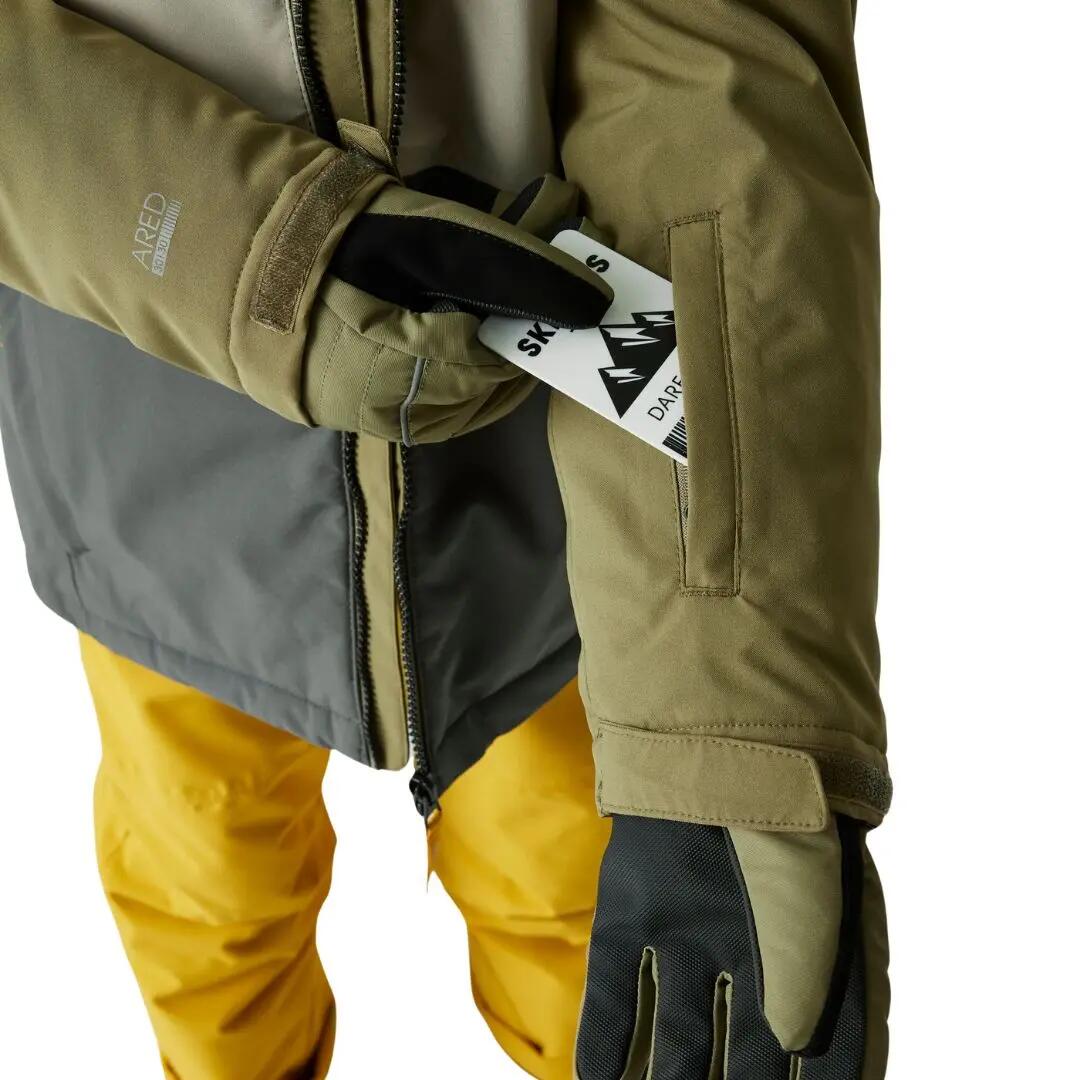 Vestes Ski enfant DARE 2B Send It JR-Kaki-14 ans 5/7