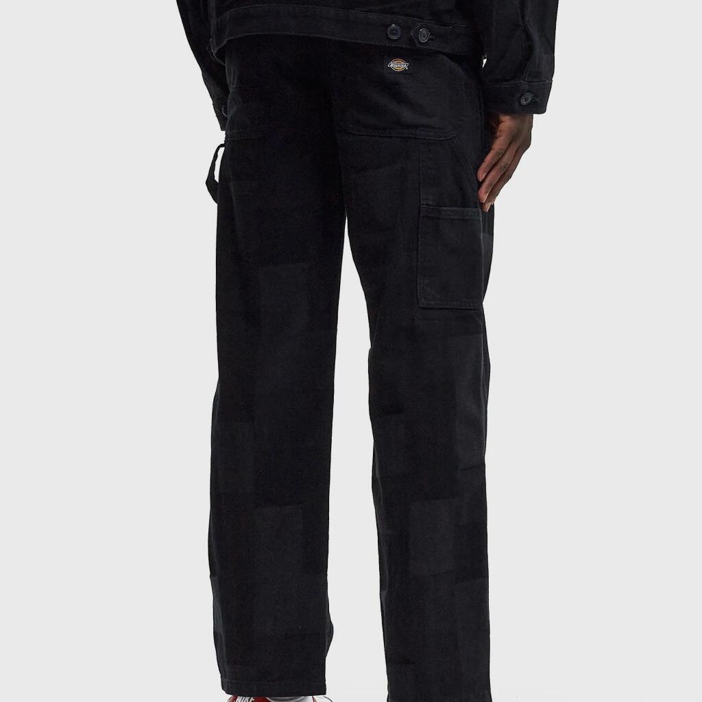 Calças Dickies Modelo Jacquard Carpenter Pan Cor Preto 3/5