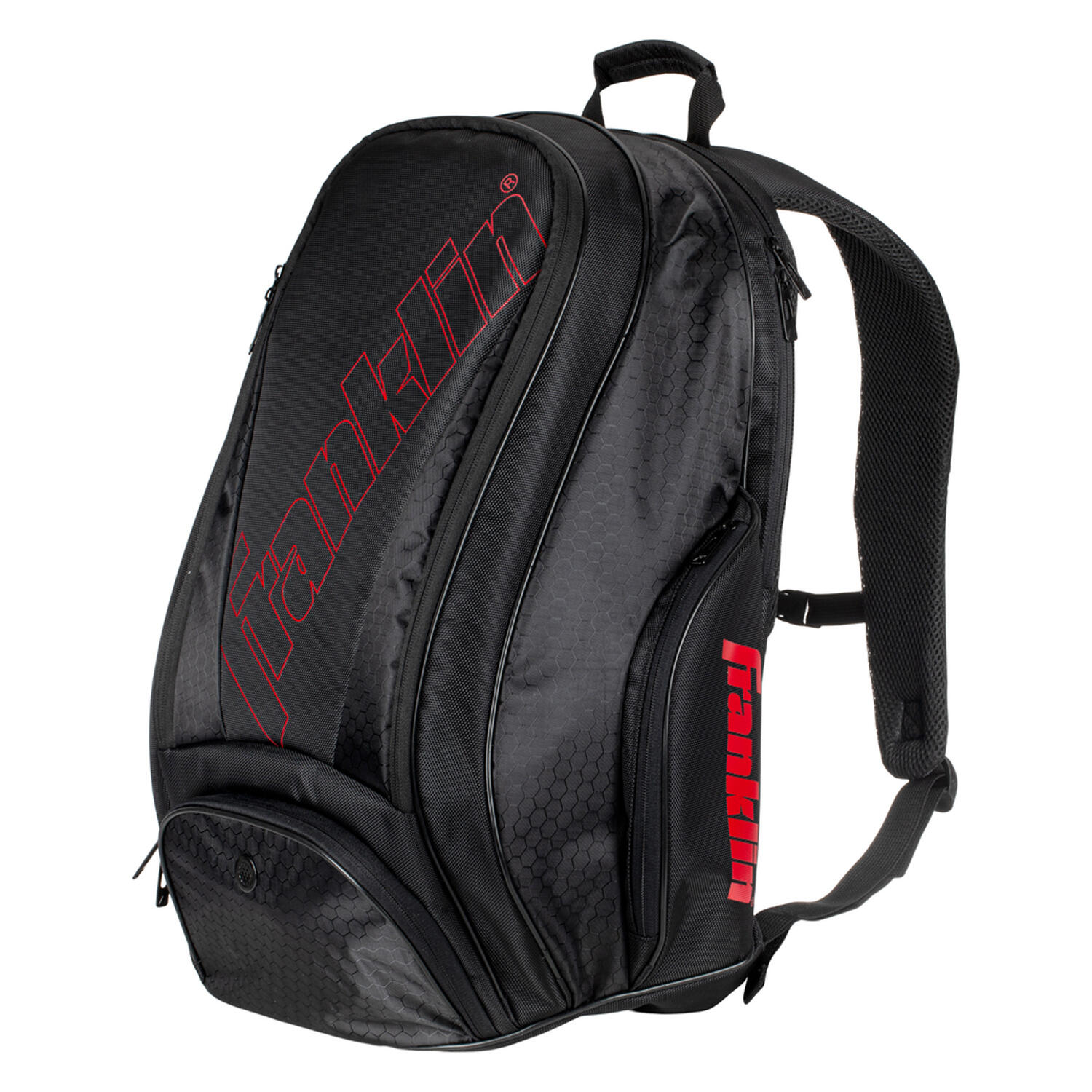 FRANKLIN Deluxe Competition Pro Pickleball Backpack (Black/Red)