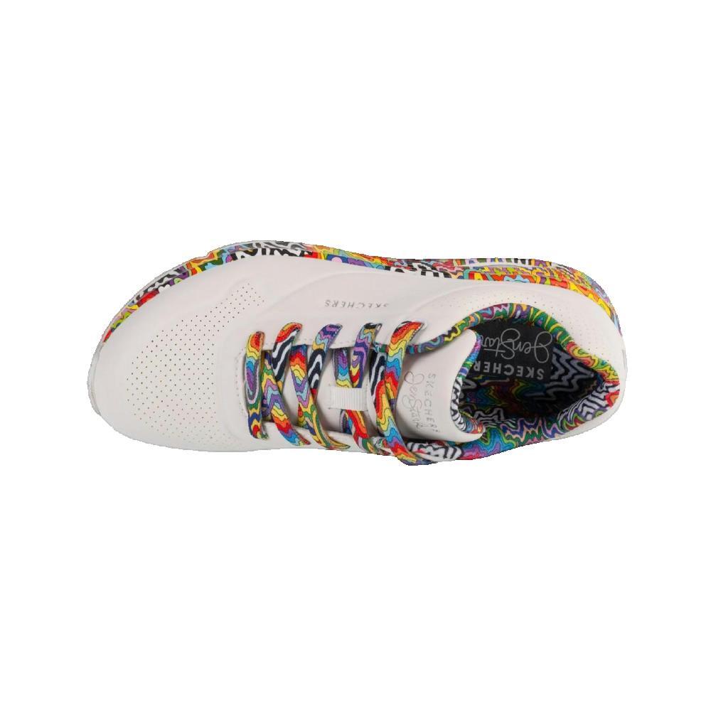Chaussures Femmes Skechers Jen Stark Uno Mini Drip blanc 2/2