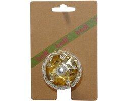 Belll fietsbel diamond bell transparant/gold