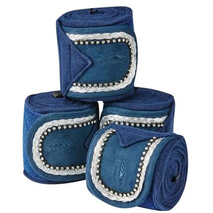 Lot de 4 bandes d'équitation Weatherbeeta Prime Bling