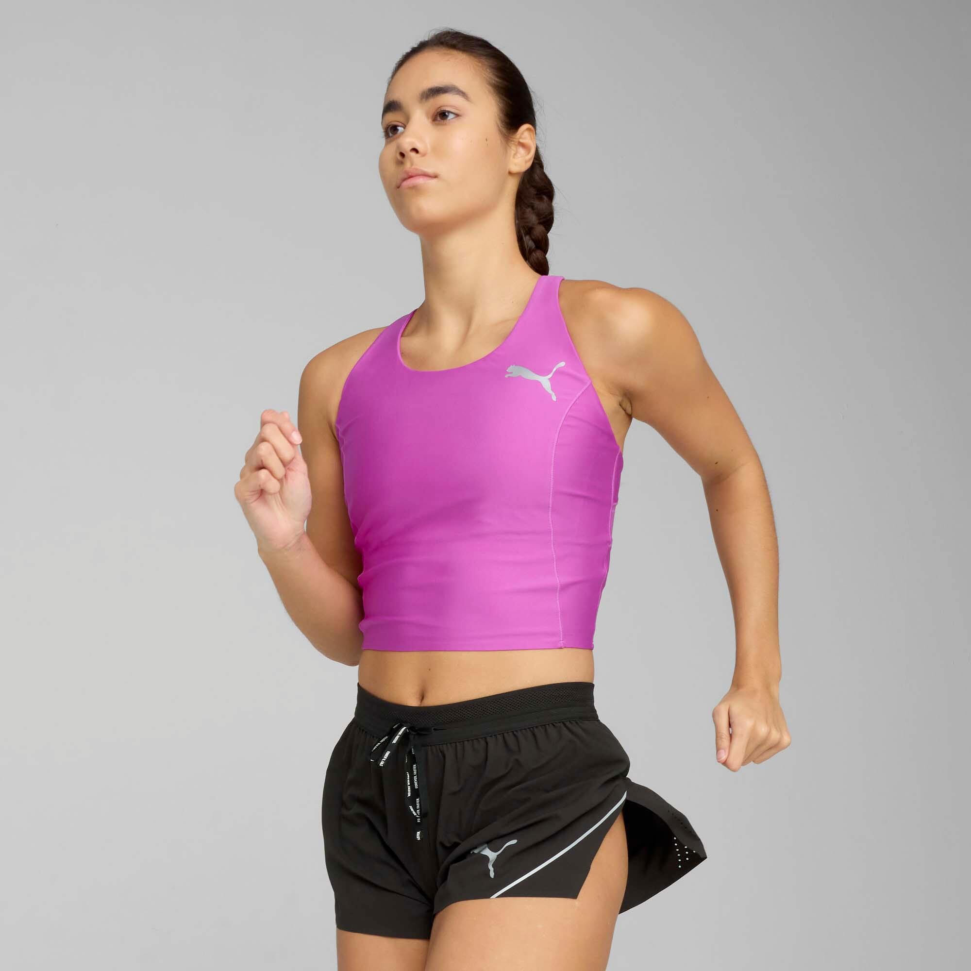 Puma W Raceday Ultraform Crop Bielizna Biustonosz Damskie 2/7