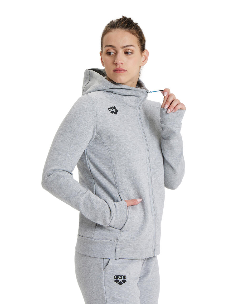 Sweatshirt à capuche femme Arena Team Panel 6/7