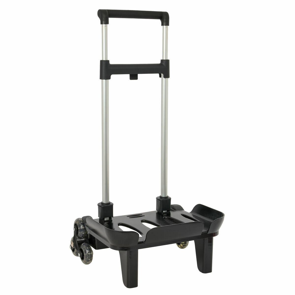 Chariot Pour Sac à Dos Safta Noir - Pliable Léger Et Résistant Avec Poignée Extractible Et Roues
