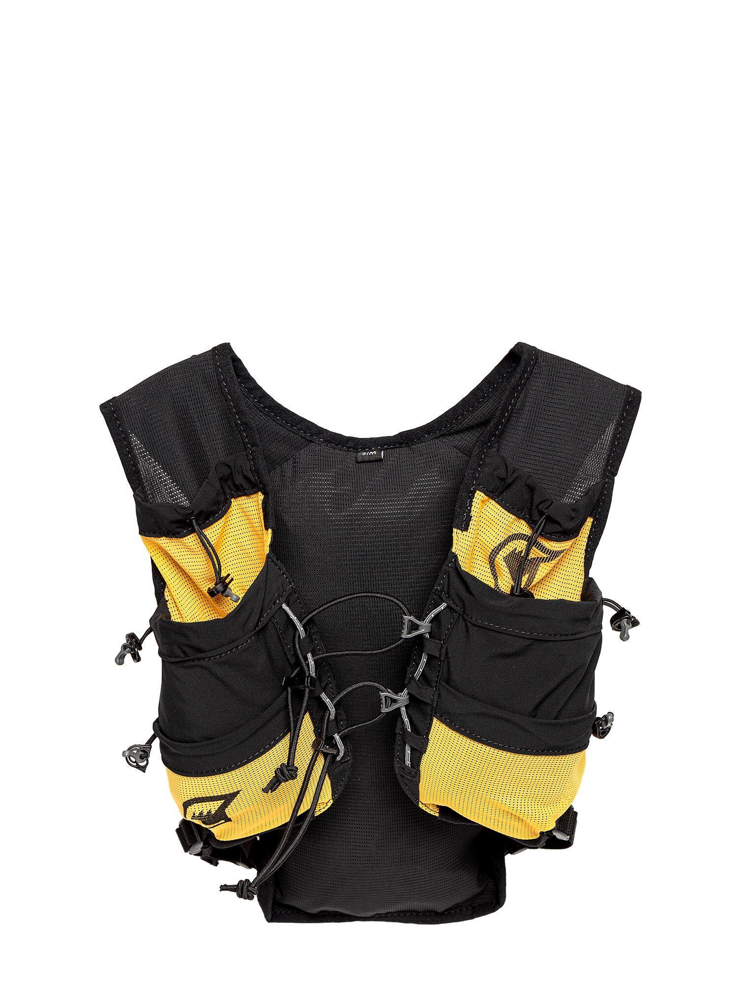 Trinkrucksack Grivel Mountain Runner EVO 5 L leichte Weste gelb mit Fronttaschen 4/7