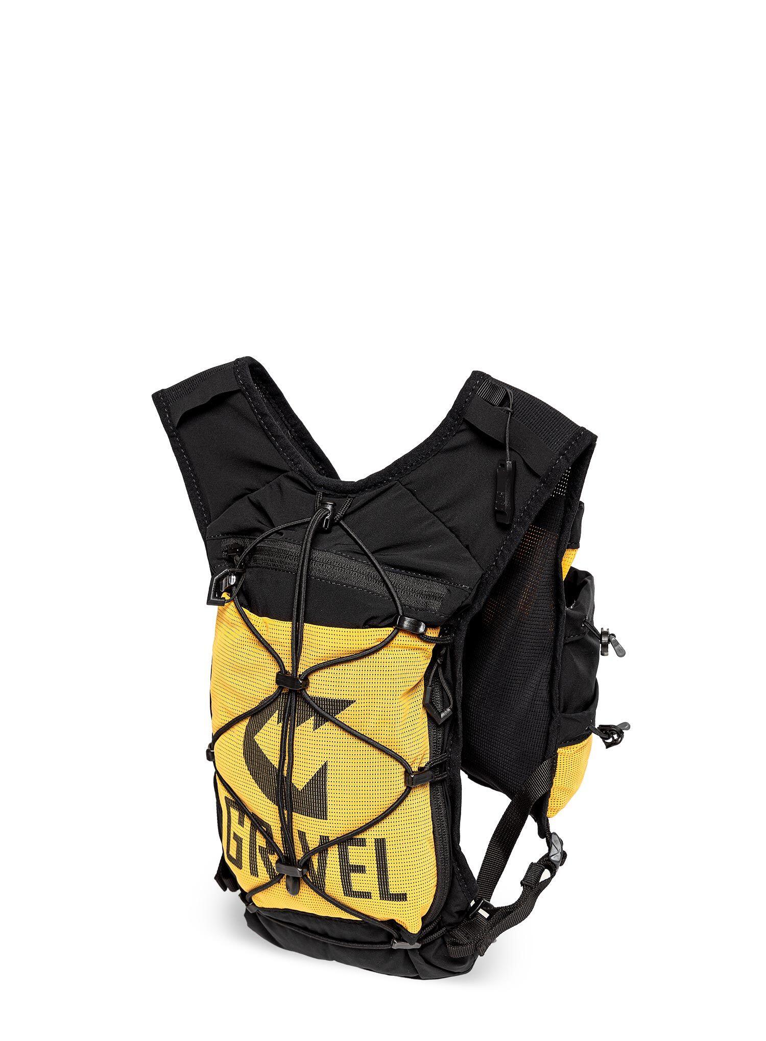 Trinkrucksack Grivel Mountain Runner EVO 5 L leichte Weste gelb mit Fronttaschen 5/7