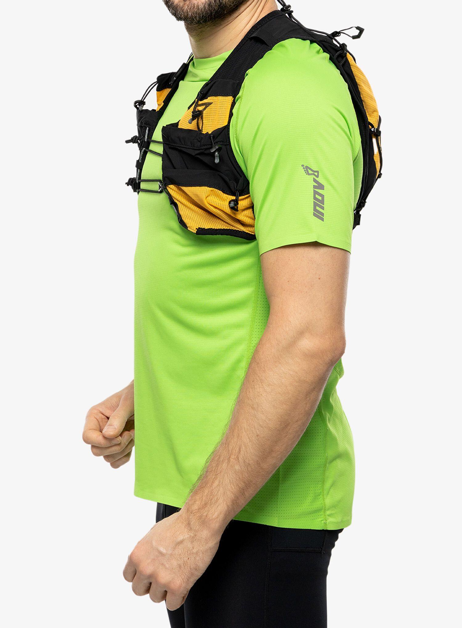 Trinkrucksack Grivel Mountain Runner EVO 5 L leichte Weste gelb mit Fronttaschen 6/7
