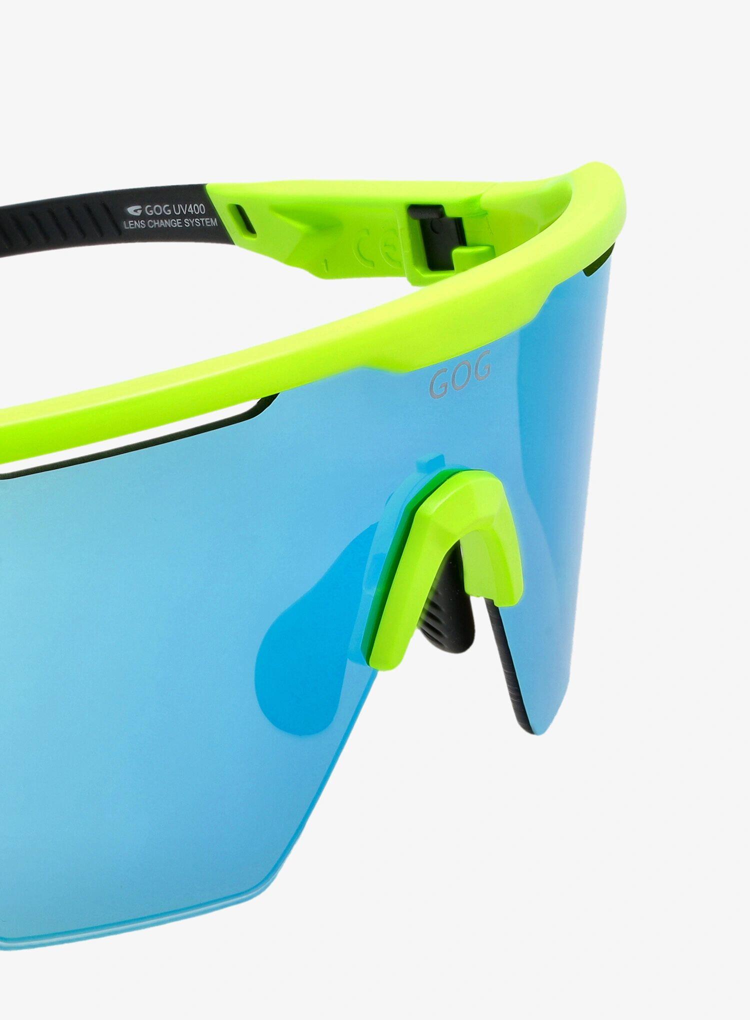 GOG - Occhiali da ciclismo unisex a specchio idrofobici UV400 7/7