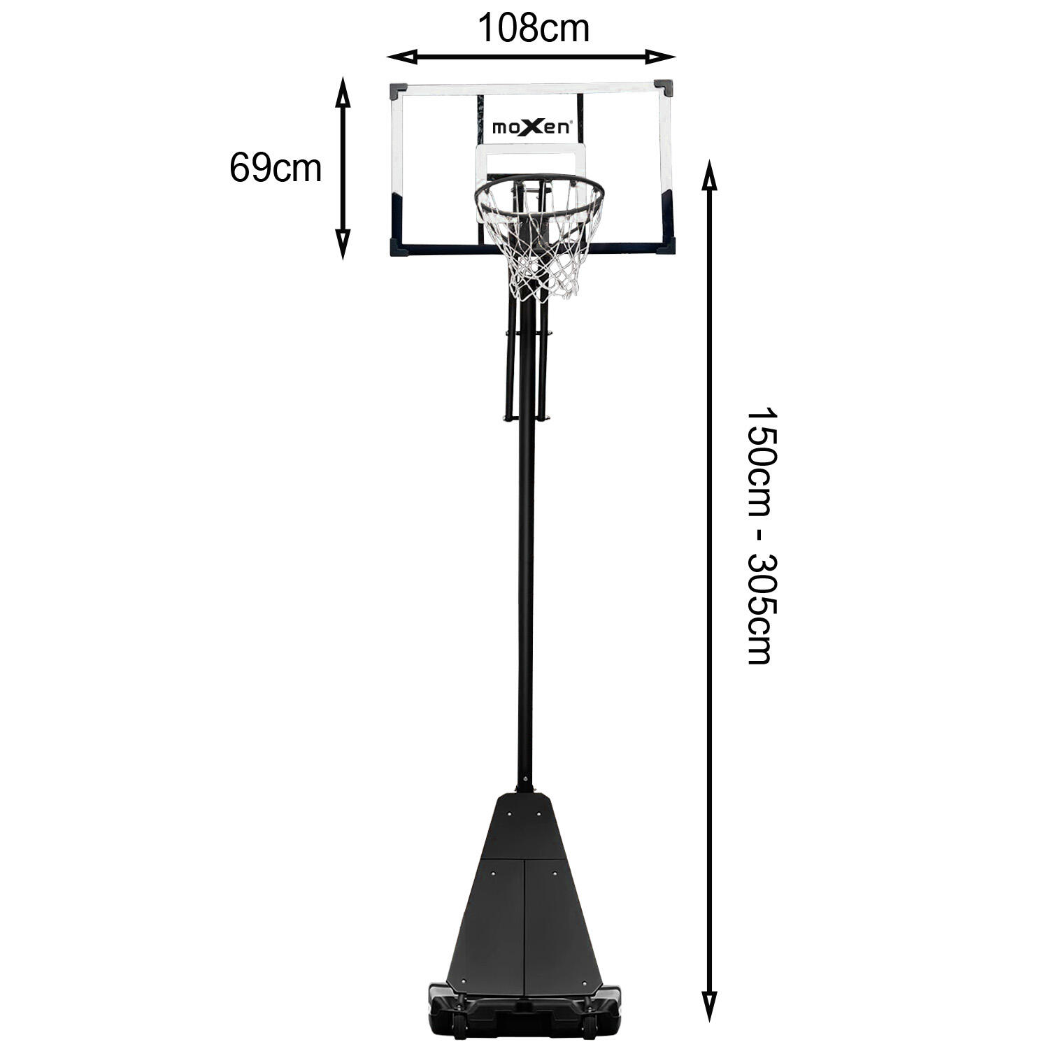 Canasta Baloncesto Trasladable Moxen Duncan 2/6