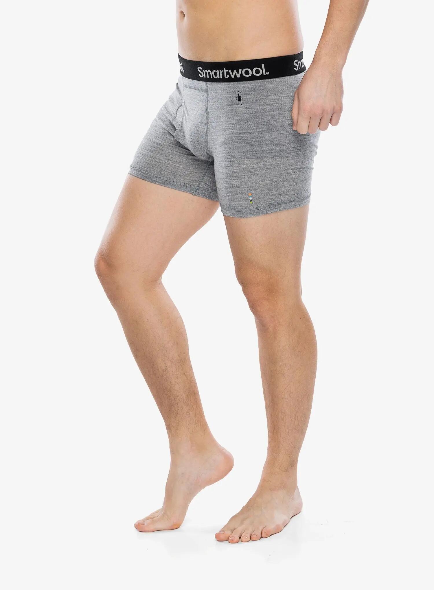Bokserki termoaktywne męskie Smartwool Merino Boxer Brief Boxed 3/4