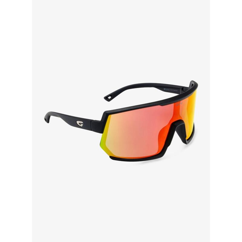 Okulary na rower GOG Zeus - black/poly.red