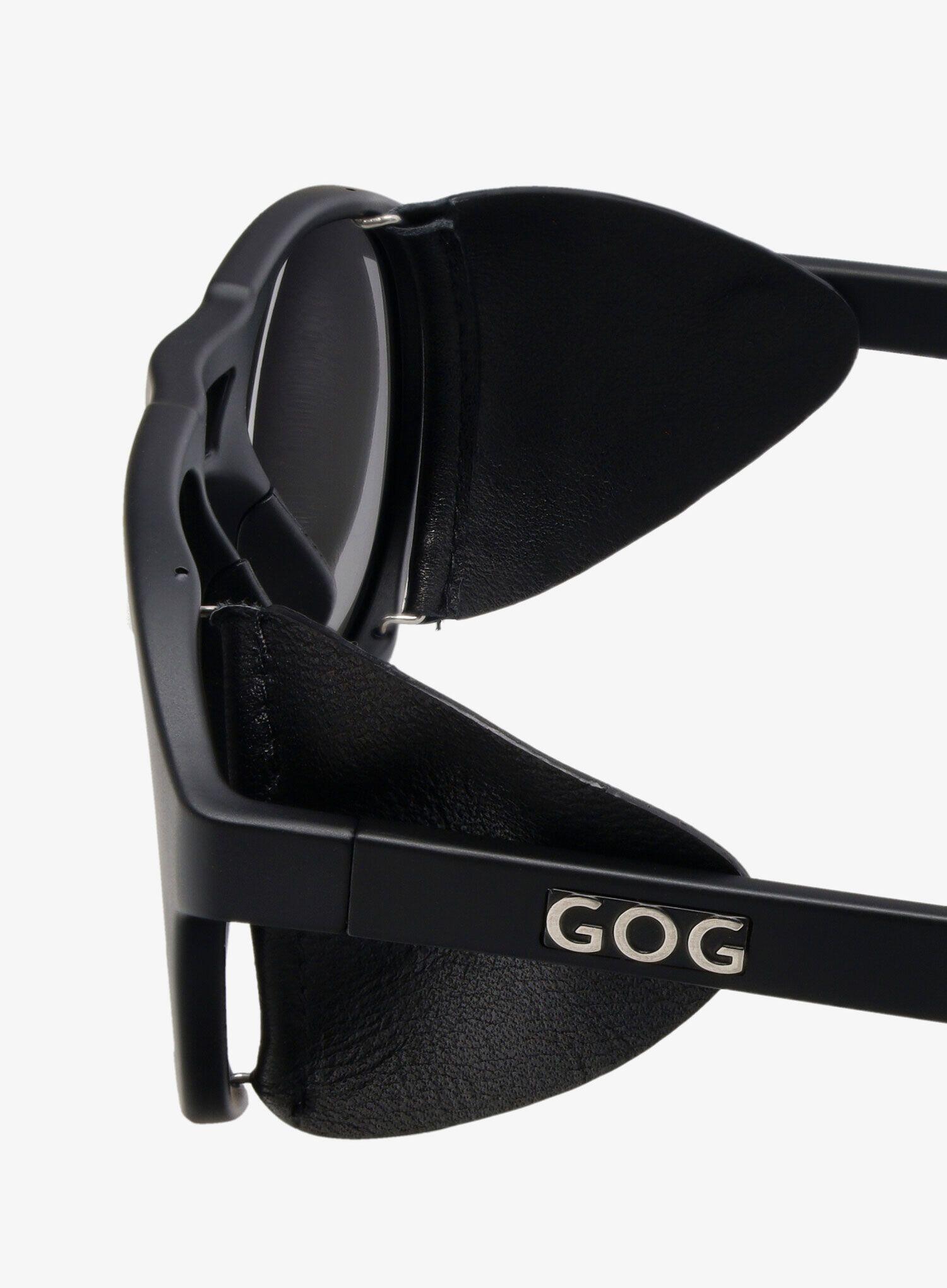 Okulary lodowcowe GOG Nanga - matt black/silver mirror 5/7