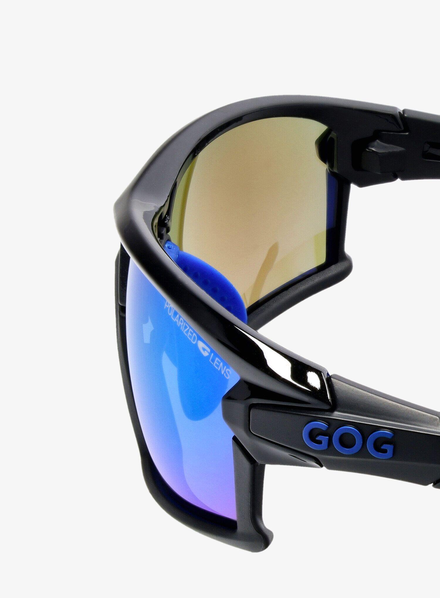 Okulary polaryzacyjne GOG Glaze - black/poly.blue 7/7
