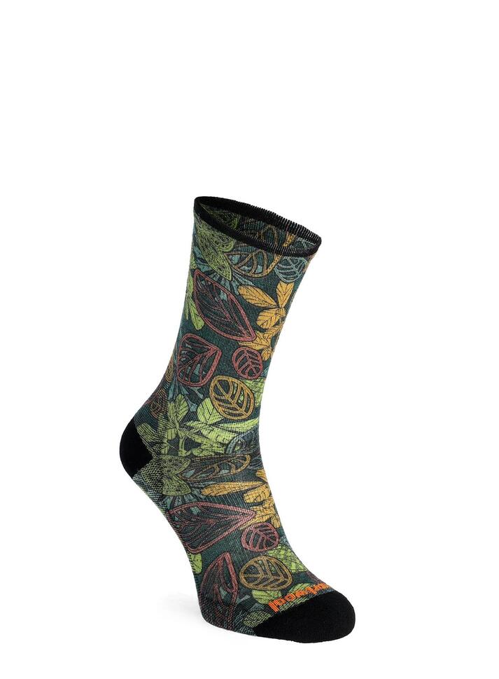 Skarpety rowerowe Smartwool Bike Zero Cushion Aloha Forest Print Crew Socks