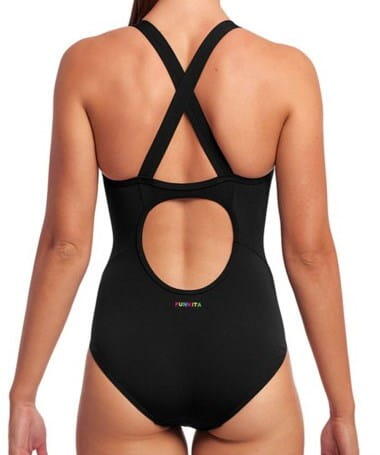 Funkita STILL BLACK - damski kostium do pływania Eclipse