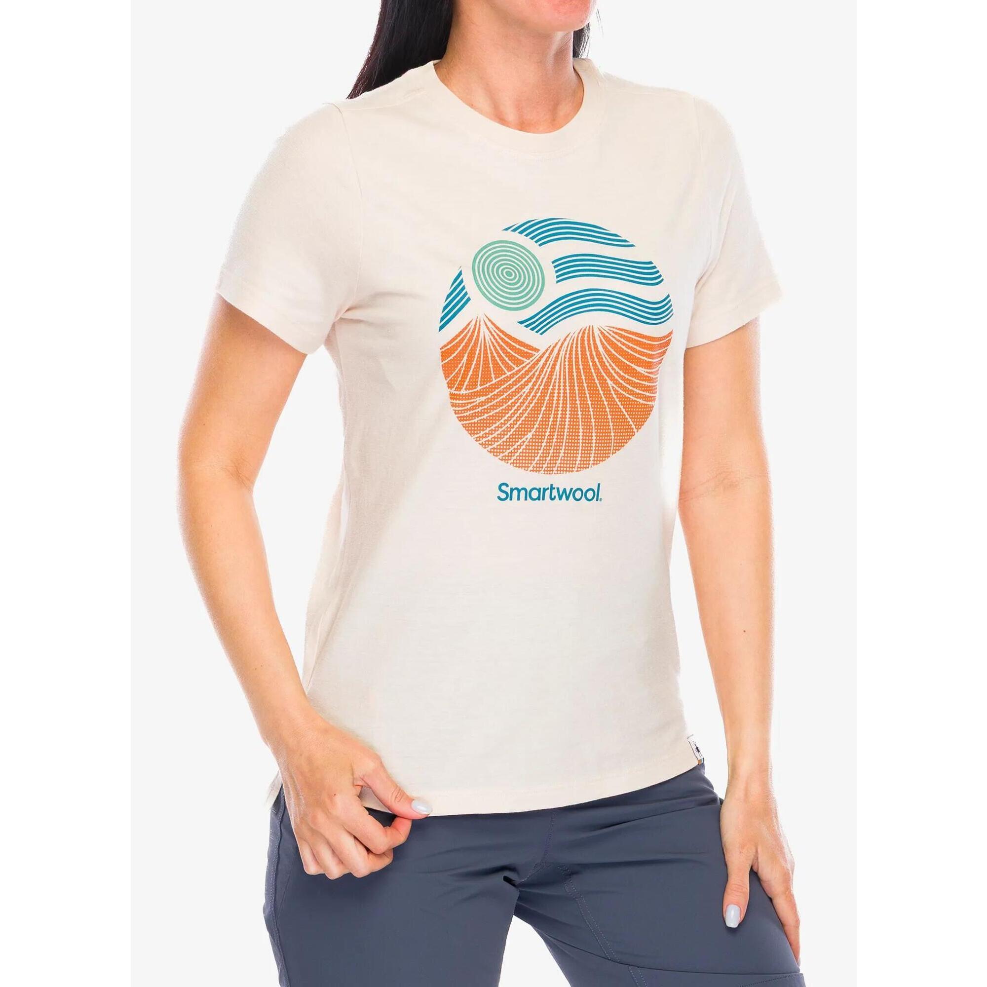 Koszulka z nadrukiem damska Smartwool Horizon View Graphic Short Sleeve