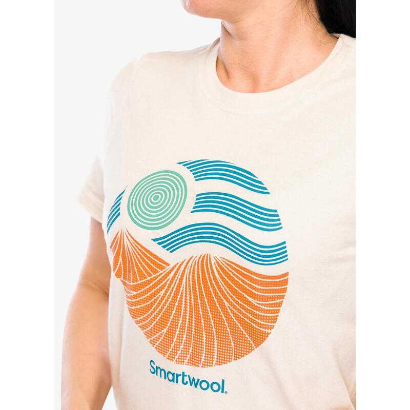 Koszulka z nadrukiem damska Smartwool Horizon View Graphic Short Sleeve
