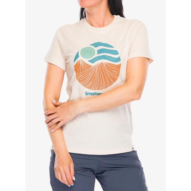 Koszulka z nadrukiem damska Smartwool Horizon View Graphic Short Sleeve